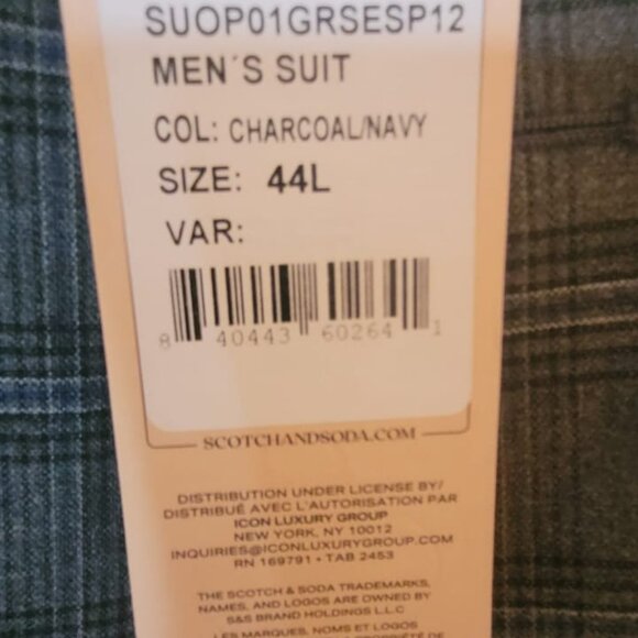 Scotch and soda mens suit NWT - Picture 4 of 7